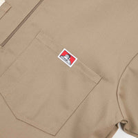 Ben Davis 1/2 Zip Shirt - Khaki thumbnail