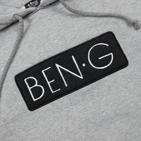 Ben-G Bar Logo Hoodie - Grey Marl thumbnail