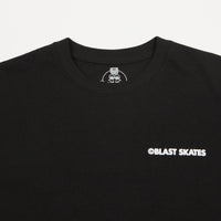 Blast Skates Mascot Logo T-Shirt - Black thumbnail