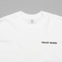 Blast Skates Mascot Logo T-Shirt - White thumbnail