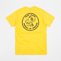 Blast Skates Round Logo T-Shirt - Yellow thumbnail