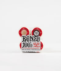 Bones 100's #1 V5 Wheels - White - 52mm