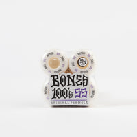 Bones 100's #12 V4 Wheels - White - 55mm thumbnail
