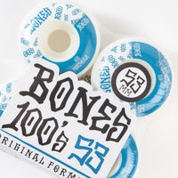 Bones 100's #13 V4 Wheels - White - 53mm thumbnail