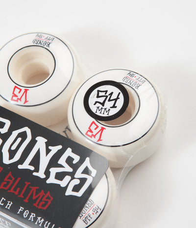 Bones STF V3 Annuals Slims 103a Wheels - White - 54mm