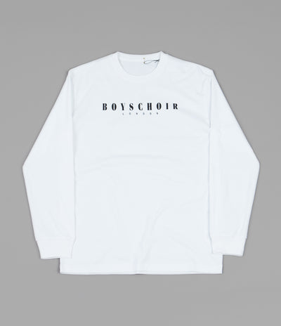 Boys Choir Cherub O.G Long Sleeve T-Shirt - White