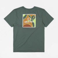 Brixton Alpha Square Sunset T-Shirt - Silver Pine thumbnail
