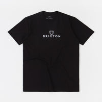 Brixton Alpha Thread T-Shirt - Black / Vanilla thumbnail