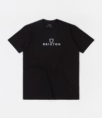 Brixton Alpha Thread T-Shirt - Black / Vanilla
