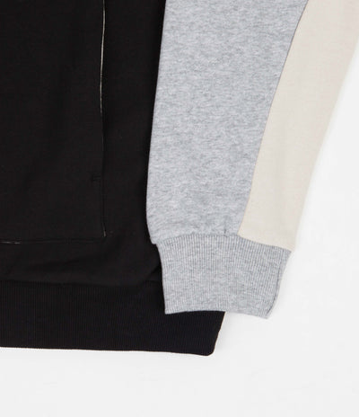 Brixton Alton 1/4 Zip Mock Neck Fleece - Black / Grey / Heather Grey / Beige
