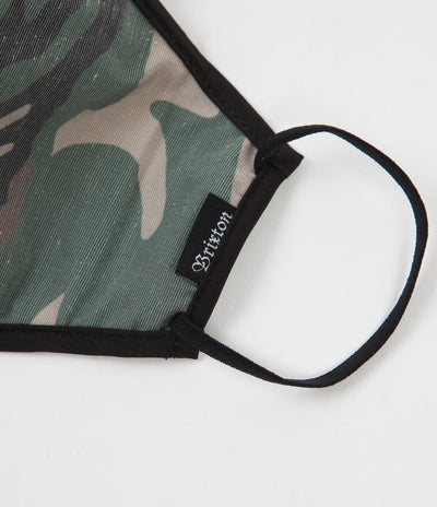 Brixton Antimicrobial Face Mask - Camouflage