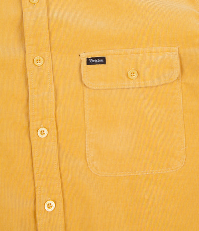 Brixton Archie Flannel Shirt - Nugget Gold