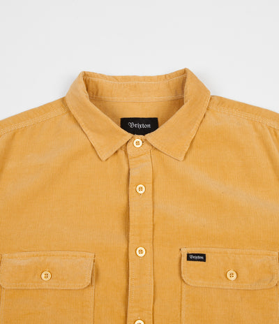 Brixton Archie Flannel Shirt - Nugget Gold