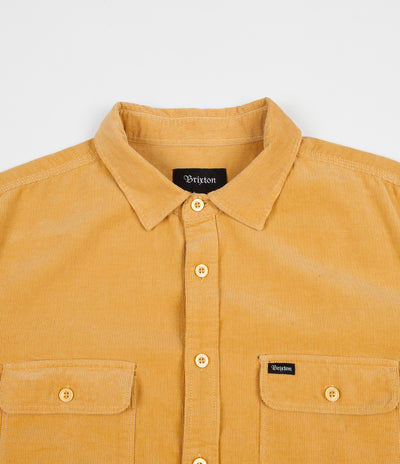 Brixton Archie Flannel Shirt - Nugget Gold