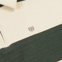 Brixton B-Shield 1 / 2 Zip Polo Shirt - Cypress / Ivory thumbnail