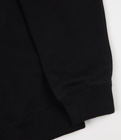 Brixton B-Shield 1/2 Zip Sweatshirt - Black / Cream