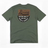Brixton Badge Premium T-Shirt - Chive thumbnail