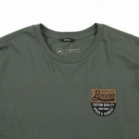 Brixton Badge Premium T-Shirt - Chive thumbnail