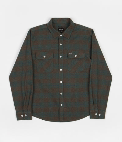 Brixton Bowery Flannel Shirt - Ocean