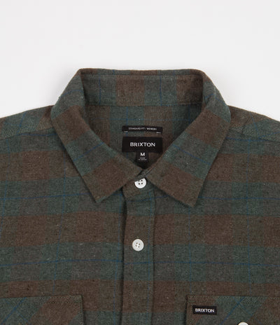 Brixton Bowery Flannel Shirt - Ocean