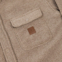 Brixton Bowery Fleece Long Sleeve Flannel Shirt - Oatmeal thumbnail