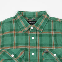 Brixton Bowery Lightweight Flannel Shirt - Fern thumbnail