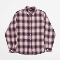 Brixton Bowery Summer Weight Flannel Shirt - Purple / Beige thumbnail