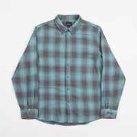 Brixton Bowery Summer Weight Flannel Shirt - Teal / Pebble thumbnail