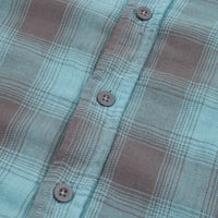 Brixton Bowery Summer Weight Flannel Shirt - Teal / Pebble thumbnail