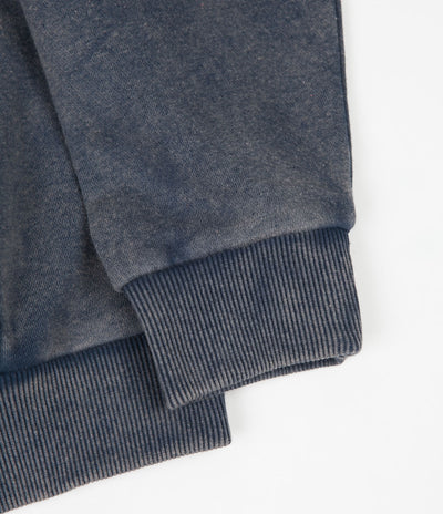 Brixton Cantor Hoodie - Navy Acid Wash