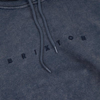 Brixton Cantor Hoodie - Navy Acid Wash thumbnail
