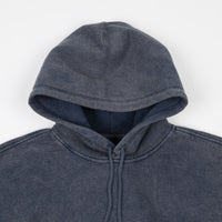 Brixton Cantor Hoodie - Navy Acid Wash thumbnail