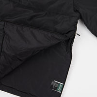 Brixton Cass 1/2 Zip Hooded Puffer Jacket in Black thumbnail