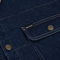 Brixton Cass Jacket - Rinsed Denim thumbnail