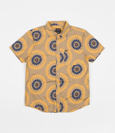 Brixton Charter Print Short Sleeve Shirt - Mojave / Golden Glow