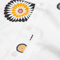 Brixton Charter Print Short Sleeve Shirt - Off White / Black / Golden Glow thumbnail