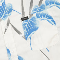 Brixton Charter Print Woven Short Sleeve Shirt - Off White / Blue thumbnail