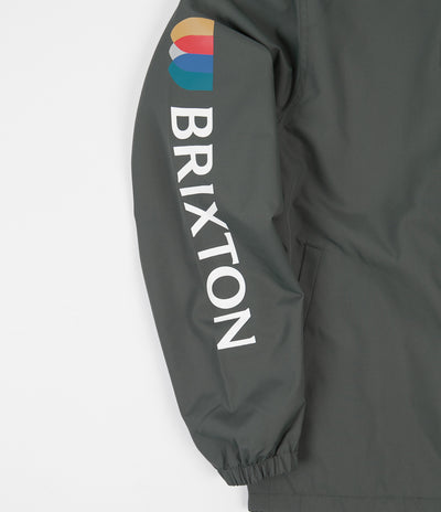 Brixton Claxton Alton Zip Hooded Jacket - Evergreen