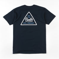 Brixton Cue T-Shirt - Navy thumbnail