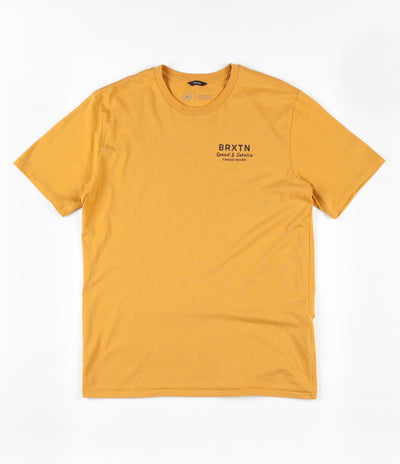 Brixton Dash Premium T-Shirt - Mustard