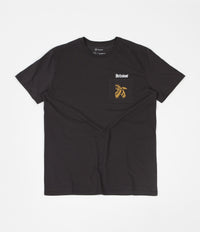 Brixton Descent II Pocket T-Shirt - Washed Black