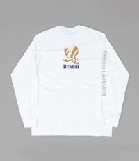 Brixton Descent III Long Sleeve T-Shirt - White
