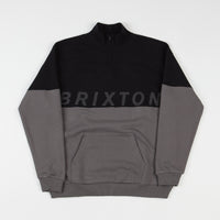 Brixton Dimension 1/2 Zip Sweatshirt - Black thumbnail