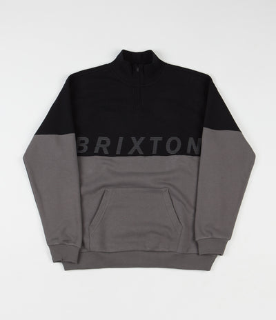 Brixton Dimension 1/2 Zip Sweatshirt - Black