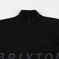Brixton Dimension 1/2 Zip Sweatshirt - Black thumbnail