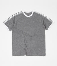 Brixton Este II T-Shirt - Heather Grey / White