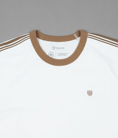Brixton Este II T-Shirt - Off White / Coconut