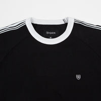 Brixton Este Long Sleeve T-Shirt - Black / White thumbnail