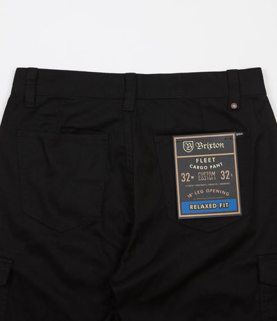 Brixton Fleet Cargo Trousers - Black