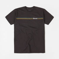 Brixton Frigate T-Shirt - Washed Black thumbnail